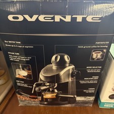 NEW  Ovente Home Espresso Machine w Milk Frother Steam Tube Foamer 4 Cup 3.5 Bar picture