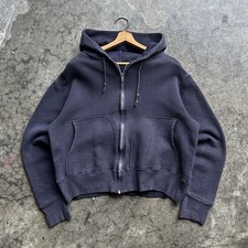 Vintage 50s 60s Jc Penney Split Pocket Zip Up Hoodie picture