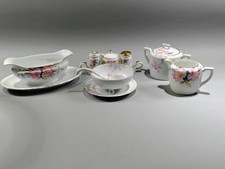 Vintage Late 1920 Noritake China 19322 Azalea Creamer Sugar Gravy Salt Pepper + picture