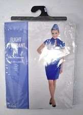 Suit Yourself 4 Piece Flight Attendant Adult Standard Halloween Costume picture