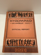 1932 Los Angeles Olympics Official Report 1933 Xth Olympiad Wolfer Printing Co. picture