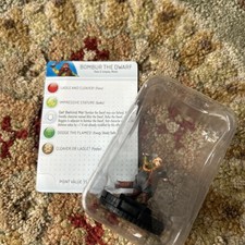 BOMBUR THE DWARF #024 The Hobbit an Unexpected Journey HeroClix Rare picture