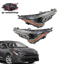 Pair LED Headlight For 2023 2024 Toyota Corolla LE Base Headlamp Left&Right picture