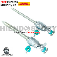 2pc Laparoscopic Spiral Trocar Cannula for Laparoscopy Surgery Instruments CE picture