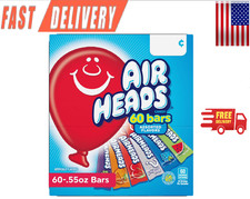 Airheads Peanut-Free Full-Size Chewy Candy Bars, Assorted Fruit Flavors 60 Count picture