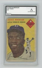1954 Topps Jackie Robinson DGA Authentic #10 HOF Iconic -RareCo picture