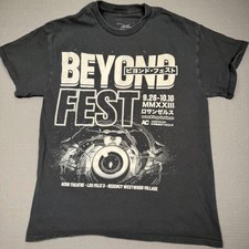 Rucking Fotten Beyond Fest Shirt Mens Medium Black Movie Festival Tee T-Shirt picture