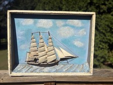 Antique Clipper Ship Diorama picture