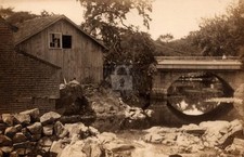 Ipswich MA Massachusetts County Street Bridge 1910s RPPC Photo Postcard COPY picture