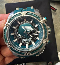 Invicta NFL Philadelphia Eagles Men's Quartz Chronograph 52mm Green Strap picture