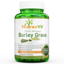 Pure Organic Barley Grass - Vegetable Capsules - Body Alkaliser picture