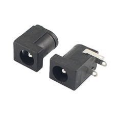 5pcs DC female DIP 3pin socket connector DC005 5.5x2.1mm for #bv picture