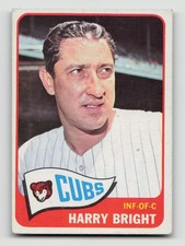 1965 TOPPS #584 HARRY BRIGHT VG-EX *Hot Corner Vintage* picture