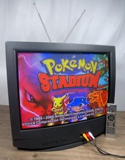 🔥Panasonic 20” Retro Gaming🎮 CRT Tv📺 W/remote Dual Av Inputs Fully Tested  picture