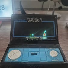 Vintage 1981 Tomy Disney TRON Tabletop Handheld Game TESTED & WORKS picture