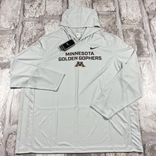NIKE Minnesota Golden Gophers FOOTBALL  HOODIE Dri-Fit Men’s 4XL Gray NWT READ picture