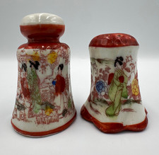 Antique 1920s Baird Cates Co Knoxville TN salt and pepper Shakers Japan Potter picture