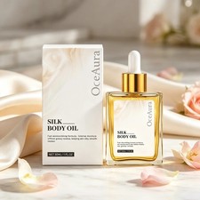 2 Pack Silk Body Oil Women Moisturizing Formula Bath & Shower Oil Smooth - USA picture
