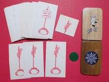 2 VINTAGE MAGIC TRICKS ROYDON SPOOKY SPOTS + 38 CARDS 
