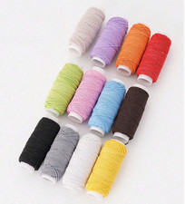 Elastic Sewing Thread 2 Rolls Ultra-Fine Sewing Stitching Cord for DIY Crafting picture