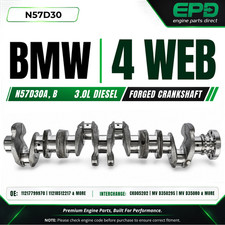 BMW N57 FORGED CRANKSHAFT 4 WEB FOR N57D30 3 5 7 330D 530D 730D 740D 3.0L DIESEL picture