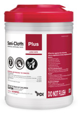 Sani-Cloth Plus Disinfecting Wipes – 160 Ct Canister – Case of 6 – MPN Q89072 picture