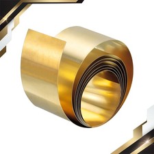 Brass Sheet Roll Metal Foil Plate 1000mm x 40mm x 0.5mm New picture