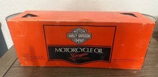 Vintage Harley-Davidson 4-Pack Motor Oil Set Empty Cans & Sleeve P/N 99512-77 picture