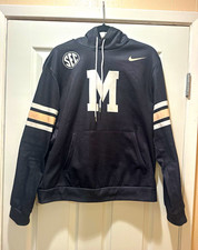 Mizzou Missouri Tigers 100 Year Retro Logo Black Hoody unique Men’s Medium picture