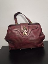 ETIENNE AIGNER VINTAGE GERMAN LEATHER PURSE HANDBAG DOCTOR SATCHEL picture