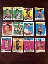 1971-72 Topps Starter Set Lot (92 Cards)  Different Basketball Cards Low Grade picture