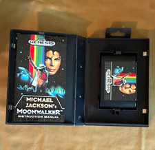Sega Michael Jackson's Moonwalker w/ Manual for Sega Genesis picture