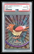 Spearow 21 Foil Pokemon Topps Tv PSA 10 picture