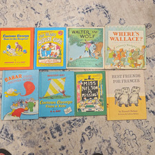 Lot of 8 Vintage Children’s Hardcover Books 1960s-1970s Cur George Miss Nelson picture