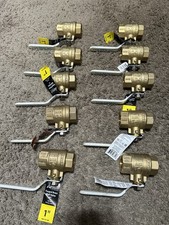 LOT OF 10 Apollo 1 in. Forged Brass FNPT x FNPT Full-Port Ball Valve NEW picture