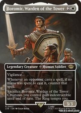 Boromir, Warden of the Tower (Borderless) NM MTG [LTR - 407] picture