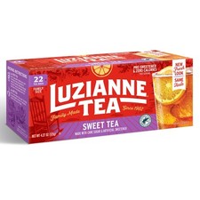 Luzianne Sweet Iced Tea Bags, Family Size, 22Ct Box (Pack Of 6) picture