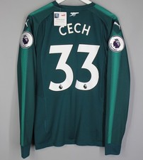 BNWT ARSENAL LONDON 2017 2018 GOALKEEPER FOOTBALL SHIRT JERSEY PUMA #33 CECH picture