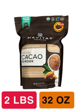 Organic Cacao Powder By Navitas Organics 2Lbs=32oz=907g Plant-based picture