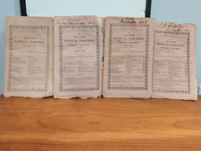 1830 The New-York Medical Inquirer: 4-Issue Archive Lot Including Premiere Rare picture