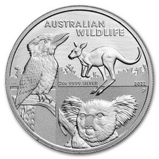 2022 Australia 2 oz Silver $2 Australian Wildlife BU picture