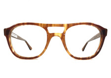 Vintage Titmus Eyeglasses Frames S-402 C211 Demi Blonde Tortoise 50-23-148 picture