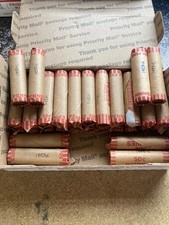 1953-S LINCOLN WHEAT CENT PENNY 30 ROLLS (1,500 coins)  nice condition picture