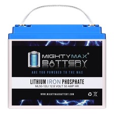 Mighty Max 12V 50Ah Lithium Battery Compatible With MK Battery M50-12 SLD M picture