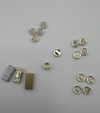 11x Lego Chrome Gold Accessories Coins ring 1 plate/ingot Harry potter picture