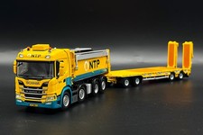 Scania G normal tipper truck lowloader drawbar trailer 