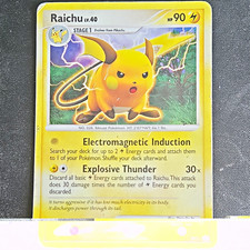 Pokemon TCG Raichu 15/123 Mysterious Treasures Holo Rare picture