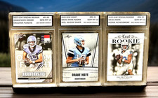 3 DRAKE MAYE RC 2023 Leaf Draft GRADED GEM-MT 10 Exclusive Edition Rookie Lot picture