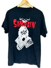 Retro Samhain Shirt 2004 Danzig the Misfits Heavy Cotton Black T shirt BT851 picture