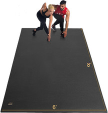 GXMMAT Extra Large Exercise Mat 16'X6'/12'X6'/10'X6'/8'X6'(7Mm) picture